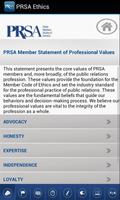PRSA Ethics اسکرین شاٹ 1