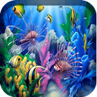 Aquarium 3D Live Wallpaper simgesi