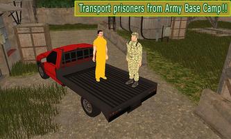 Army Prisoners Truck Transport تصوير الشاشة 1