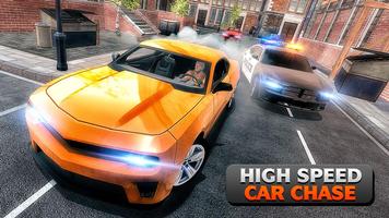 Gangster Escape Police Chase постер