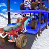 آیکون‌ Snowmobile Transport Truck 3D