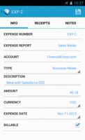 FinancialForce Expenses Screenshot 2