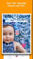 Baby Milestones- Baby Monthly Pictures & Baby Art Affiche