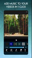 Video Editor With Music- Make Video with Music ポスター