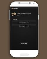 Sim Card Manager 2016 capture d'écran 3