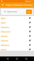 English - Malayalam Dictionary syot layar 3