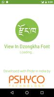 View In Dzongkha Font poster