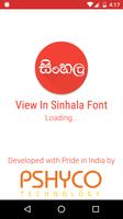 View In Sinhala Font Plakat