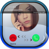 Fake Call Screen Prank icône