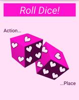 Custom Love Dice plakat