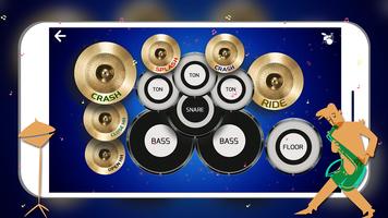 Simple Drum Set Band الملصق