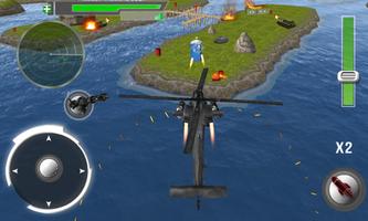 2 Schermata Modern Gunship Helicopter 3D