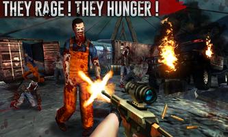 Dead Target Shooting Zombies 3D Affiche