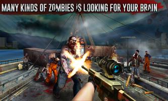 Dead Target Shooting Zombies 3D capture d'écran 2