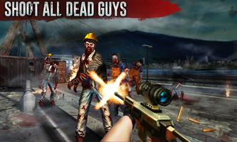 Dead Target Shooting Zombies 3D capture d'écran 3