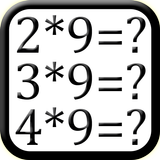 Learning multiplication tables icono