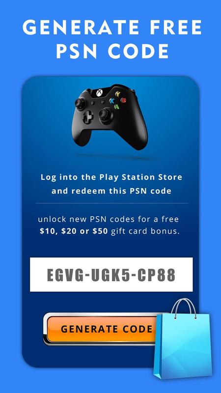 Free PSN Code Generator for Android - APK Download