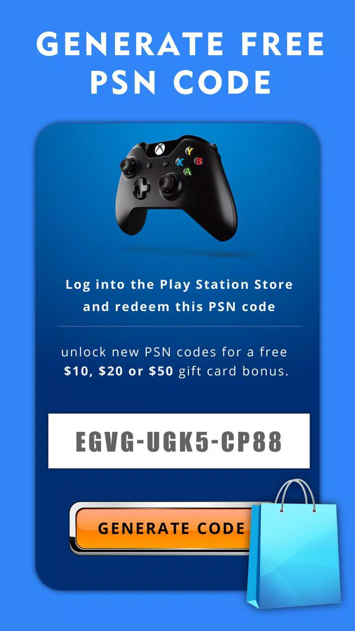 Free PSN Code Generator APK per Android Download