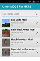 Armor MODS For MCPE capture d'écran 1