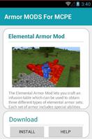 Armor MODS For MCPE capture d'écran 3