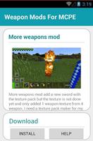 Weapon MODS For MCPE скриншот 3