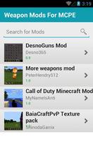 Weapon MODS For MCPE скриншот 1