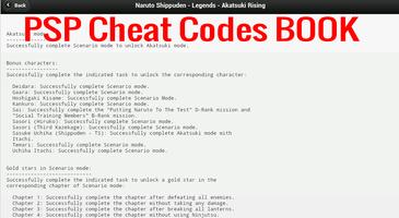 PSP Cheats Codes Book Poster