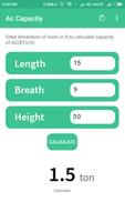 AC Capacity Calculator capture d'écran 1