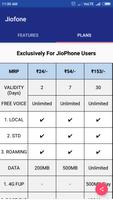 برنامه‌نما New jio phone عکس از صفحه