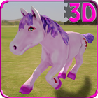 Wild Pony Horse Run Simulator icône