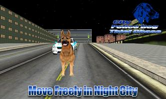 City Police Dog Thief Chase 3D capture d'écran 3