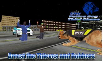 City Police Dog Thief Chase 3D Affiche