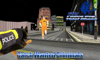 City Police Dog Thief Chase 3D capture d'écran 1