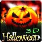 3D Halloween Ghost Castle 2015 آئیکن
