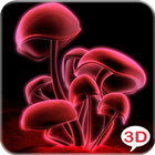 Luminous Mushroom 3D icône