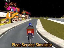 Pizza Delivery Bike Rider 3D capture d'écran 3