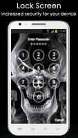 Scary Skull Lock Screen الملصق