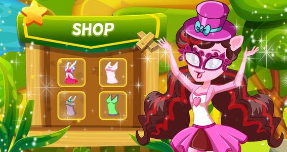 Rainbow Power Pony DressUp پوسٹر