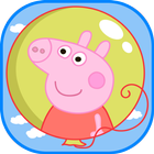 Balloons Pop Peppa Kids Games icône