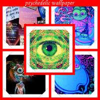 psychedelic Wallpaper Affiche