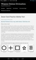 Zener Psychic Ability Test 截图 1