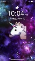 Emoji Unicorn Heart PIN Lock screenshot 1