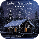 APK Winter Night Lock Screen : PIN Lock Screen