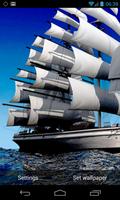 Sailing Ship Live Wallpaper capture d'écran 1