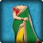 Women Saree Photo Montage ikona