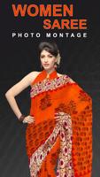 Women Saree Photo Montage 海報