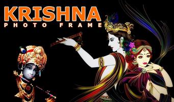 Krishna Photo Frame Affiche