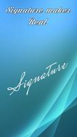 Signature Maker Real Affiche