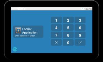Locker Application-PIN/Pattern screenshot 1