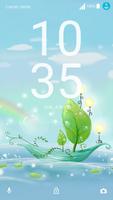 Leaves and Bubbles Xperia Theme اسکرین شاٹ 1